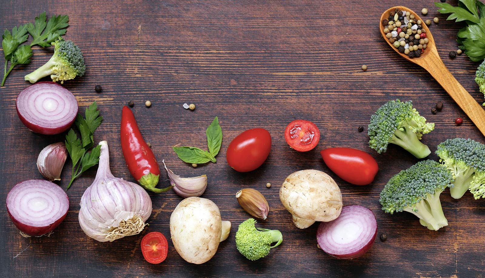 légumes brocolis champignons oignons traiteur des jacobins